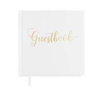 Plantvibes Libro degli Ospiti per Feste di Matrimonio, Battesimo o Compleanno, 72 Pagine, Copertina Rigida, Carta di Alta qualità, Vintage Guestbook Ideale Come Libro dei visitatori