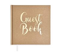Plantvibes Libro degli Ospiti per Feste di Matrimonio, Battesimo o Compleanno, 72 Pagine, Copertina Rigida, Carta di Alta qualità, Vintage Guestbook Ideale Come Libro dei visitatori