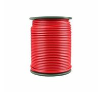 PLAOEGCN Filo for saldatura in PVC da 4 mm, rotolo 100 m - Asta in plastica for pavimenti commerciali/conduttivi, fusione termica di membrane industriali(Red)