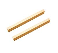 PLAOEGCN Maniglie for mobili moderne in lega di zinco da 2 pezzi for armadio, cucina, cassetto, armadio, comò, porta, hardware(Golden,Hole Distance 160mm)