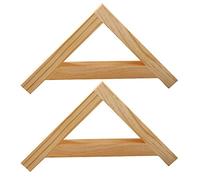 PLAOEGCN Staffe for mensole in legno massello da 2 pezzi Supporto for scaffalature galleggianti a parete for carichi pesanti ad angolo retto con viti e tubi di espansione(400mm/15.7in)