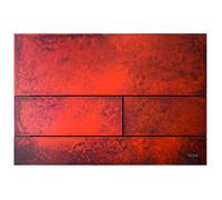 Plaque de commande pour WC TECE « TECEsquare II » en métal, pour système à double débit, 9240845, 9240845, Colorazione: Acciaio arrugginito