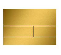 Plaque de commande pour WC TECE « TECEsquare II » en métal, pour système à double débit, 9240847, 9240847, Colorazione: Ottica in oro spazzolato PVD (con antimpronta)