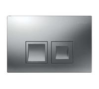 Geberit Delta35 Plaque de déclenchement pour rinçage à 2 quantités, 115.135.46.5, 115.135.46.5, Colorazione: Cromo Opaco