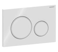 Plaque de fixation Geberit Sigma20 pour rinçage à 2 quantités, 115.882.11.1, 115.882.11.1, Colorazione: bianco