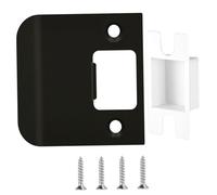 Plaque de gâche allongée 5, 7 cm x 5, 7 cm (2-1/4 po x 2-1/4 po) per porte esterne/interne, robuste e rinforzate par des vis.