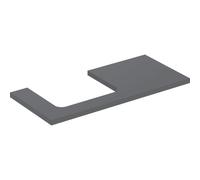 Mobile Lavabo Bagno Geberit ONE per 1 lavabo rettangolare a sinistra 1050x30mm Lava Opaca