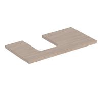 Mobile Lavabo Bagno Geberit ONE per lavabo ovale da appoggio a sinistra 900x30mm Rovere