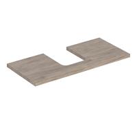 Mobile Lavabo Bagno Geberit ONE per 1 lavabo ovale 1050x30mm Noce Hickory