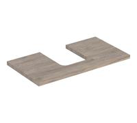 Mobile Lavabo Bagno Geberit ONE per 1 lavabo ovale 900x30mm Noce Hickory