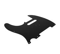 Plaque de protection pour guitare électrique, plaque frontale en alliage d’aluminium résistante aux rayures, conception robuste et durable pour guitares électriques, pièce de (Nera)