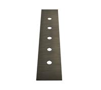 Plaque décorative Gessi à 5 trous pour Secur Box 01669, montage sur tablette carrelée, 01758187, 01758187, Colorazione: Bronzo antico