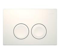 Plaques de déclenchement Geberit Delta25 pour rinçage à 2 quantités, 115125115, 115125115, Colorazione: bianco-alpino - CM