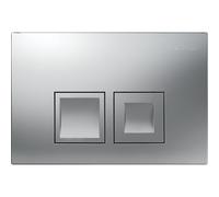 Placca di azionamento Geberit Delta35 per risciacquo doppio, 115.135., Colorazione: Cromo Opaco - 115.135.46.5