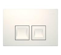 Placca di azionamento Geberit Delta35 per risciacquo doppio, 115.135., Colorazione: bianco-alpino - 115.135.11.5