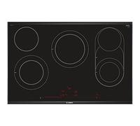 Bosch Serie 8 PKM875DP1D piano cottura Nero, Acciaio inox Da incasso Ceramica 5 Fornello(i)