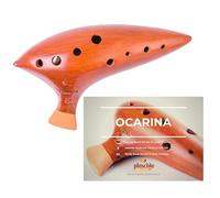 PLASCHKE Ocarina Fa-Tenore, Premium in terracotta, ceramica, fatto a mano dell`Alto Adige