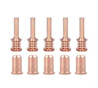 Plasma Consumables 420132 - Set di elettrodi e ugelli 420134 per PMX 30AIR (5 pezzi ciascuno)