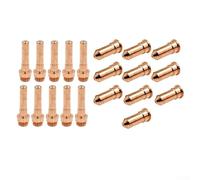 Plasma Torch CB70 - Elettrodo e ugelli puntali, 70 A, apertura 1,2 mm, confezione da 20, per Eastwood per taglierina al plasma Versa Cut 60A (10 elettrodi + 10 ugelli)
