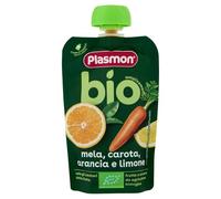 Plasmon BIO Frullato - Mela, Carota, Arancia e Limone - 100 g (6 Pezzi)