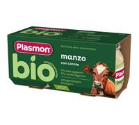 Plasmon PLASMON BIO OMOGENEIZZATO MANZO CON CAROTE 2 PEZZI