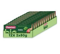Plasmon BIO Omogeneizzato Mela 2X80g (12 Confezioni)