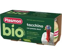 plasmon bio omogeneizzato tacchino con patate dolci 2 pezzi