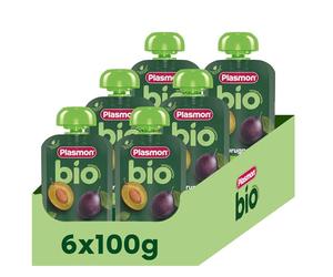 Plasmon BIO Pouch Prugna 100g (6 Pezzi)