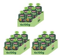 Plasmon BIO Pouch Prugna 100g (6 Pezzi) (Confezione da 3)