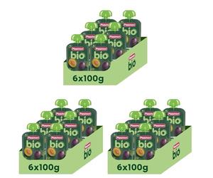 Plasmon BIO Pouch Prugna 100g (6 Pezzi) (Confezione da 3)