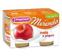 Plasmon Omogeneizzato Yogurt Mela - 2 x 120 g