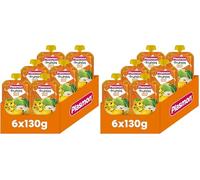 Plasmon I Fruttini - Frutta Mista 6x130g (Confezione da 2)
