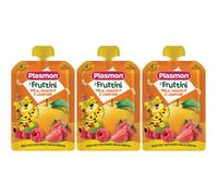 Plasmon I Fruttini Mela Fragola E Lampone 130g 3x130 g