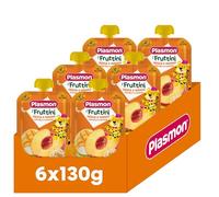 Plasmon I Fruttini - Pesca e Mango con Mela e Banana 6x130g