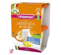 PLASMON LA MERENDA DEI BAMBINI MERENDE LATTE VANIGLIA ASETTICO 2 X 120 G