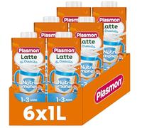 Plasmon Latte Nutrimune Liquido 12-36 Mesi - 1 L (6 Pezzi)