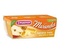 Plasmon Merenda Banana Mela Biscotto E Miele 2 Vasetti Da 120g