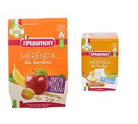 Plasmon Merenda Frutta Mista E Cereali 24X120G & Merenda Latte E Biscotto 24X120G