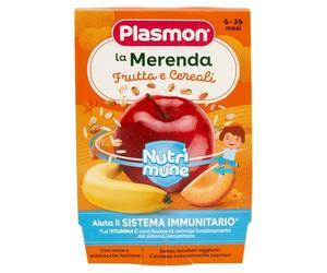 Plasmon Merenda Frutta Mista e Cereali 2x120g (12 Confezioni)