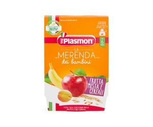 Plasmon Merenda Frutta Mista E Cereali 2x120gr