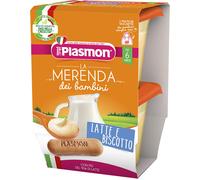Plasmon - Merenda Latte Biscotto: Confezione 2x120 gr