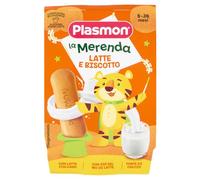 Plasmon - Merenda Latte Biscotto: Confezione 2x120 gr