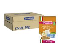 Plasmon Merenda Latte e Biscotto 2x120g (12 Confezioni)