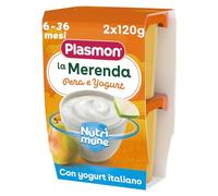 Plasmon Merenda Pera e Yogurt 2x120g (12 Confezioni)