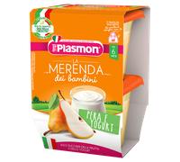 Plasmon Merenda Plasmon Pera e Yogurt per bambini, 6 mesi+