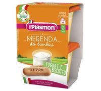 Plasmon La Merenda Dei Bambini Biscotto E Yogurt 2x120g