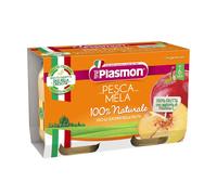 Plasmon Omo Frutta Pesca e Mela Offerta 12 vasetti da 104gr