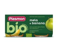 Plasmon Omogeneizzato Bio Banana Mela 2x80g 6Mesi+