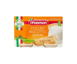 Plasmon Omogeneiz Yogurt E Biscotto New 2x120gr