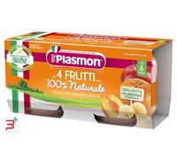 PLASMON OMOGENEIZZATO 4 FRUTTI 2 X 80 G